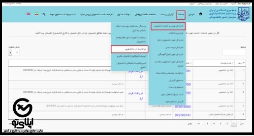 درخواست ارز دانشجویی سامانه سجاد